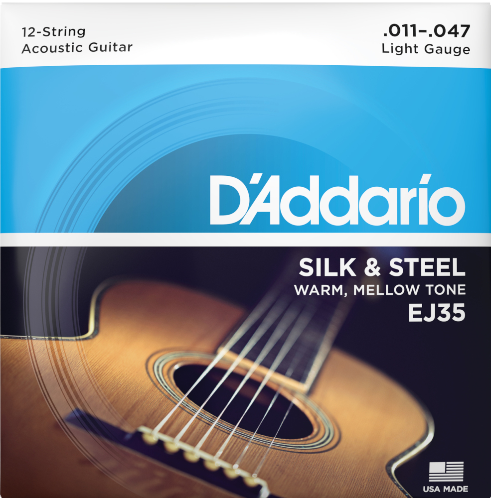 D'Addario EJ35 - silk & steel - 12-string