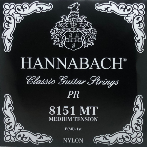 Hannabach 8151MT - e1 - medium (schwarz)